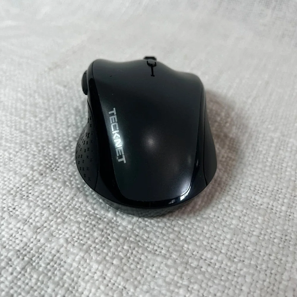 Tecknet‎ Mouse MS002 Ergonomic 2.4G Wireless USB AA Battery Black